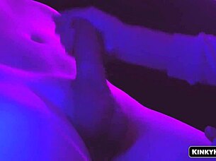 I Feel So Connected Giving Sensual Handjob To His Cock With Romantic Moans