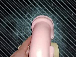 kissy and dolly suck me off with deepthroat action before it turns into a hot titty fuck finish on the desk