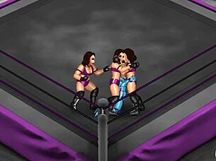 Fire Pro Wrestling World 18 Ryona Cammy And Samus