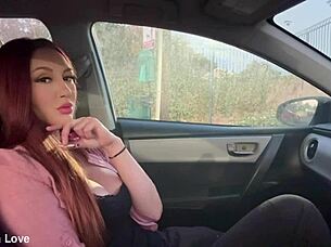 ITALIAN BIG TITS MILF ARTEMISIA LOVE SOLO SMOKING IN CAR