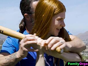teen 18+ learns baseball tricks with orgasm vibes 😏