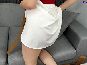 i feel so sexy as young 18+ maddy getting anal fucked in pantyhose and swallowing cum afterwards