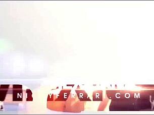 Nicky Ferrari Dancing Seductively For Viewers In Lingerie And Heels