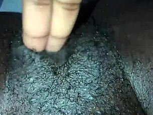 Oh Wow, Watch This Small Tit Ebony Babe Masturbate Her Wet Pussy Solo!