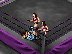 Fire Pro Wrestling World 18 Ryona Cammy And Samus