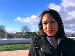 Bold Title Case Intense Action: Christina Petite 18+ Milf Brunette Goes Wild In First French Lingerie Video