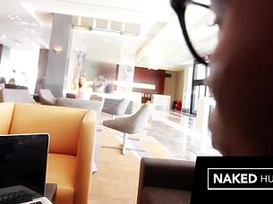 Watch this redhead pawg slut suck and fuck a big black cock wet until it pounds her fat ass hard!