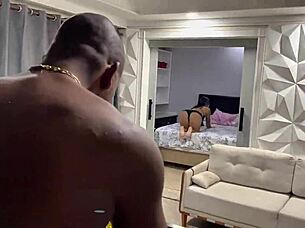 Washed Dishes for Her and She Rewarded with Blowjob and Rode My Cock Hard