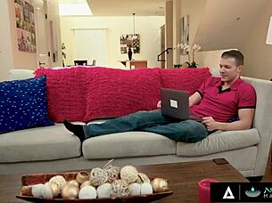 nuru massage - in-home skinny masseuse jill kassidy gives her best oiled massage to a lonely client