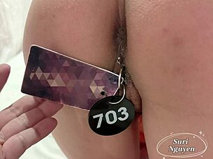 Hot Video Shows Teen 18+ Vietnamese Girlfriend Getting Wet Creampie In Tight Pussy