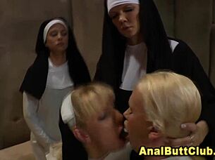 Hey, check out these ass fucked nuns sucking with toys! 🍑🔥