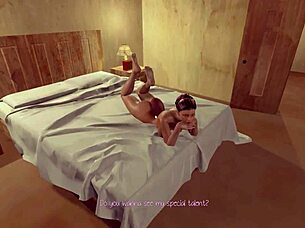 i feel so excited playing pink motel with intense blowjob and anal action