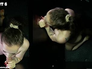 Oh God Hazel That's Exactly How You Handle That Gloryhole Cock In Intense Pov Action