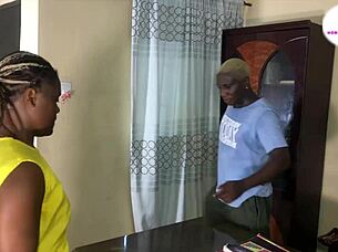 Horny Student Chases Black Teacher for Passionate Sex Exchange