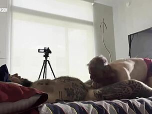 Senior Citizens Home Intense Bareback Action