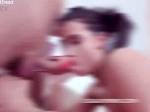 Nicole Black undergoes intense anal training with Dominica Phoenix. They explore double penetration, gaping, and rose licking in rough session.