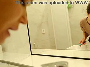 Kristinas Morning Routine with Sexy Milf in Bedroom and Shower