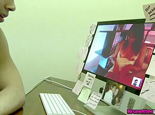 hey check out this hot sex with cum thirsty brunette slut jessica valentina