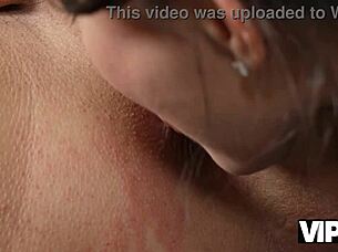 vip4k experienced brunette girlfriend gives moaning rimjob and ass licking