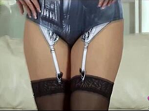 Hey, check out how nerdy blonde Bonnie Rose scores her fantasy with double penetration and big ass fun