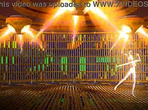 Watch Kagamine Rin in alien project diva with full nude bunny costume and monster goddess vibes! 🐰👽