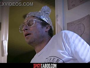 Conspiracy theorist gets intense anal pounding from sexy female extra-terrestrial in hardcore fantasy scene