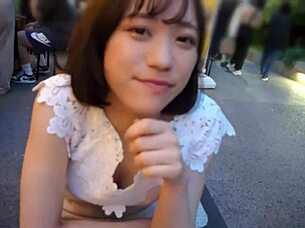 In this amateur homemade video a cute Japanese girl gets intense fucking in doggystyle and missionary with pussy licking.