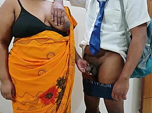 so this indian bhabhi is using her student for some wild fun and personal satisfaction