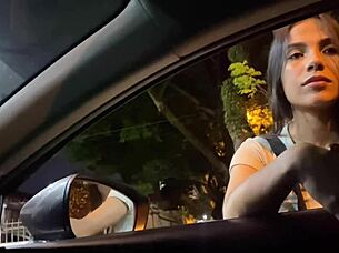 uhh i mean swallowing a strangers cock on the road