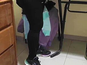 Does This Curvy Maid Cougar Get Fucked Hard In Lingerie And Leggings?