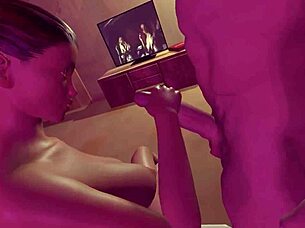 i feel so excited playing pink motel with intense blowjob and anal action