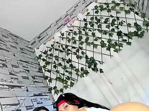 Hey, check out these slutty Latinas getting their pussies wrecked by that wild machine 😈