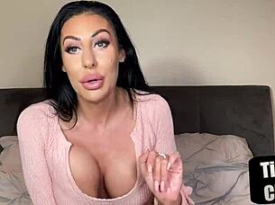 British sph domme takes control, humiliating and teasing small cock guys with her curvy femdom style