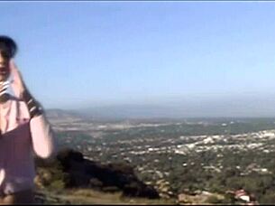 hey, check out hannah harper's big tits flying during doggystyle sex and getting cum on them