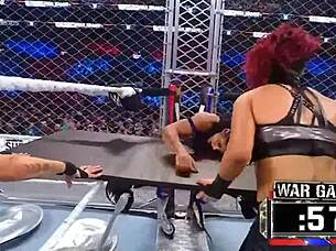 wargames feminina features exciting matches from survivor series 2022