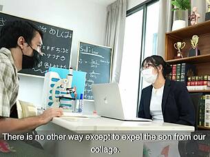 principal female teacher cheated and got fucked roughly by the poor guy in domination play