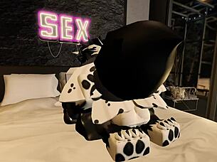 Horny Moth Slut Bent Over Taking Huge Monster Cock Doggystyle From Furry Until Creampie