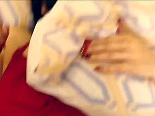 Casually pounding the 40-year-old milf in her bedroom until she reaches orgasm pov style