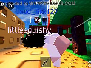 Intense Crossdressing Sex Session in Roblox Condo