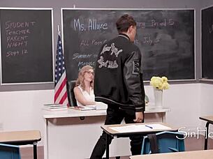 Fucking Teacher Just Got An Ass Adira Allure Victor Ray!