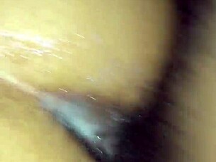 I uh love how that bbc teases her creamy pussy in doggystyle