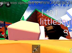 Intense Crossdressing Sex Session in Roblox Condo