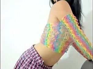 look at me opening my pussy and inserting this pink dildo to show my wet hole