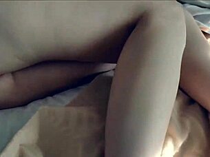 Casually pounding the 40-year-old milf in her bedroom until she reaches orgasm pov style