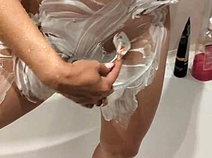 oh man i caught my naked friend in the shower all wet and steamy  