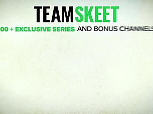 Busty Lexi Luna in doggystyle with big tits bouncing in rough pov action on curvy brunette