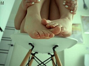 Footfetish From Sexy Student Slut!