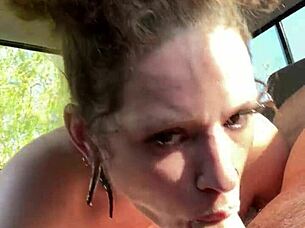 Oh man, this busty petite 18+ hooker gets pounded hard in public and then craves that sticky facial!