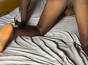 hot fuck for my legal age teen 18+ girlfriend with big black cock