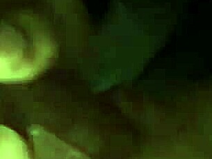 Oh, big dick blowjob from ebony amateur with big tits in bathroom...